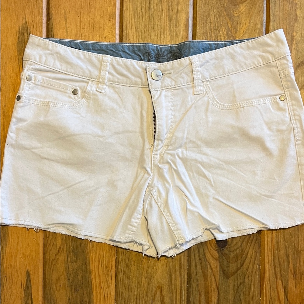 Faded Glory White Denim Cutoff Shorts